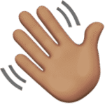 Winkende Hand Emoji